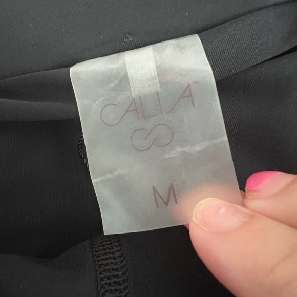 NWT Calia by Carrie Underwood Women’s Double Mesh Shorts in Cross Thatch Black M - Picture 5 of 6